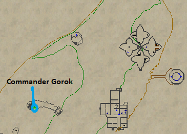 Commander Gorok Map Location